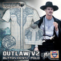 Outlaw V2 Pearl Snaps Short Sleeve Hawaiian Shirt
