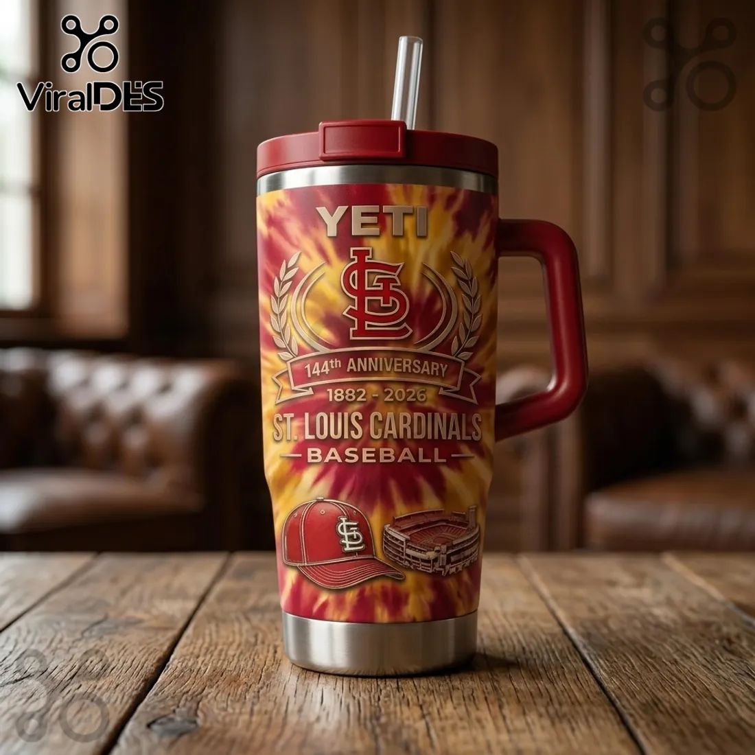 St. Louis Cardinals 144th Anniversary 1882-2026 Stanley Tumbler
