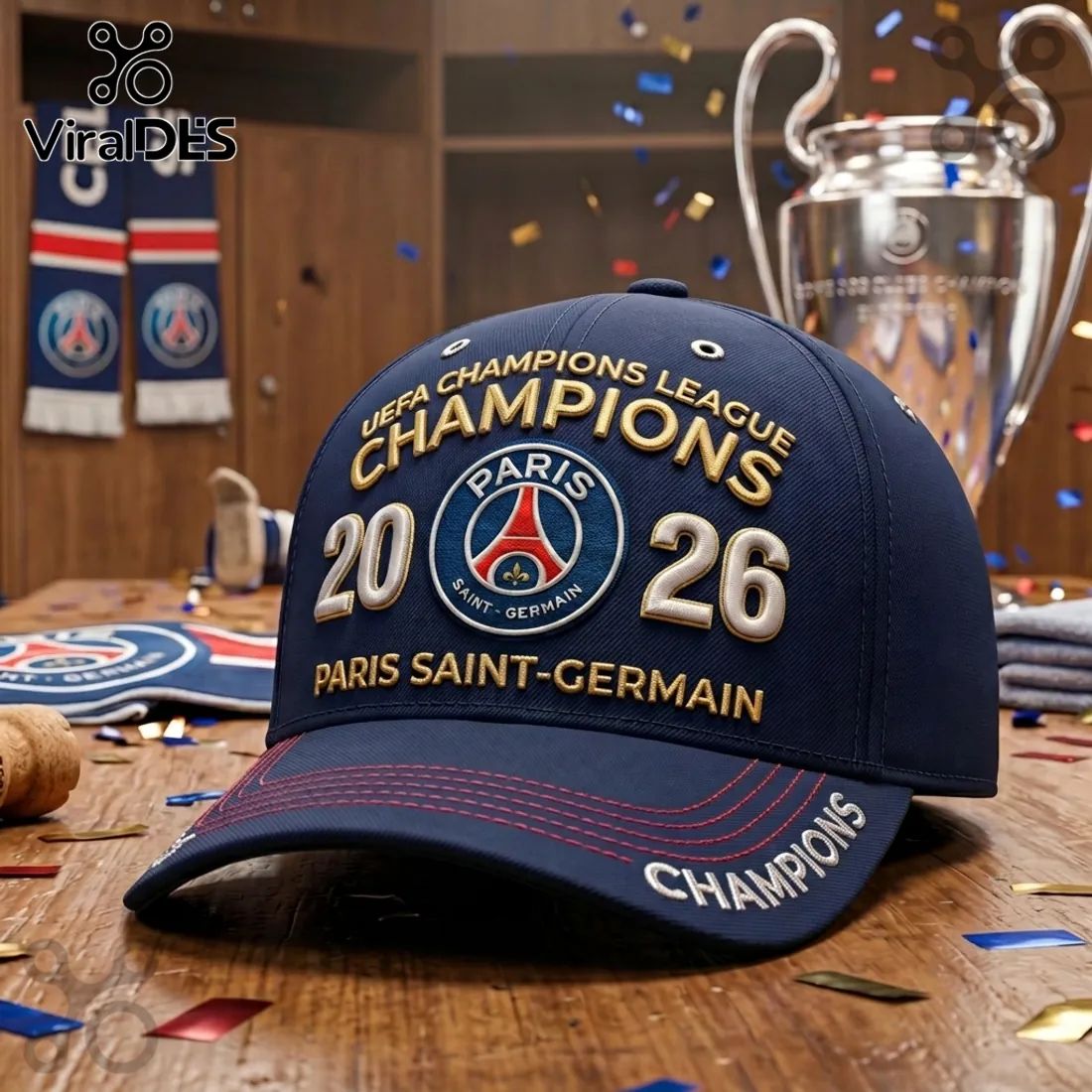 Paris Saint-Germain 2026 UEFA Champions League Winners Cap