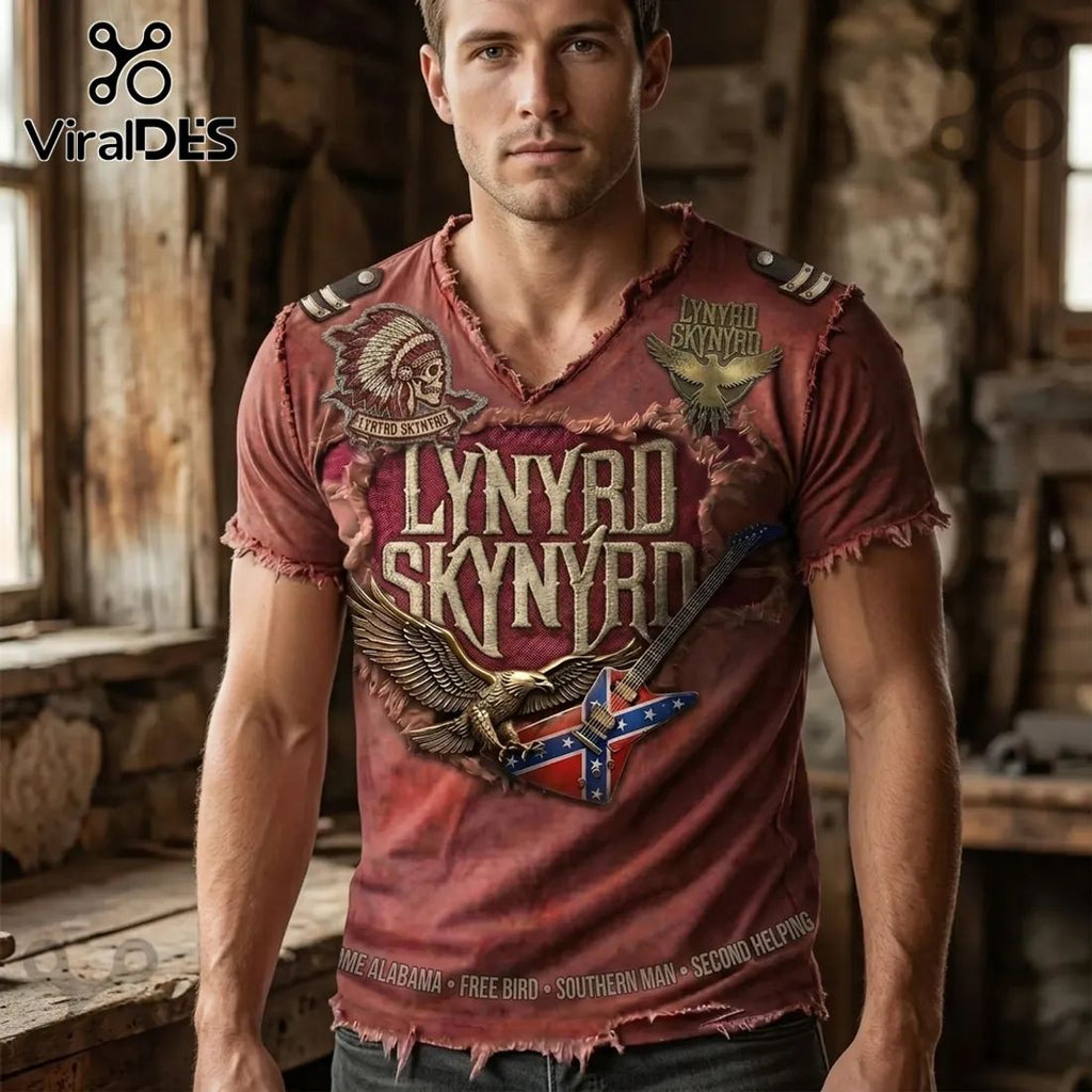 Lynyrd Skynyrd Vintage Distressed Sweet Home Alabama T-Shirt