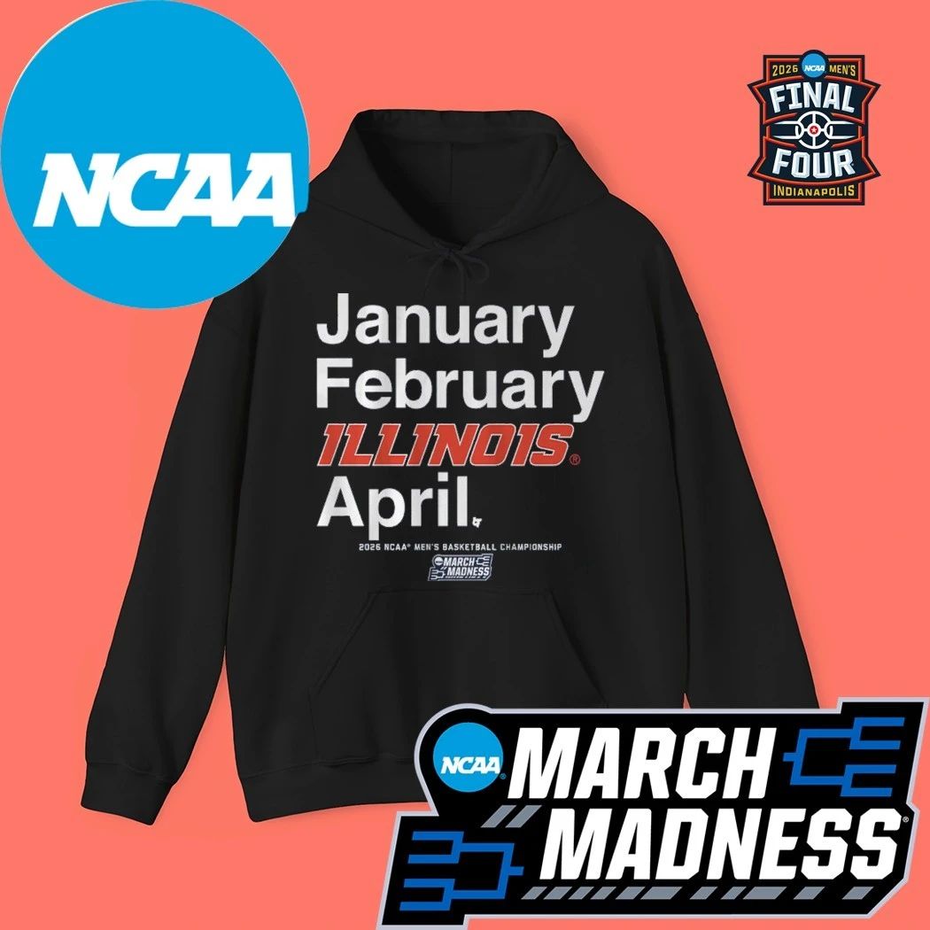 Illinois Fighting Illini MBB 2026 March Madness Month Logo Shirt