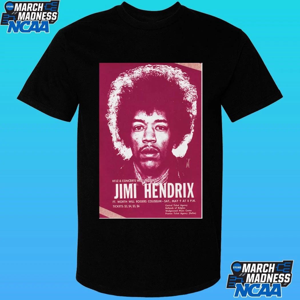 Jimi Hendrix May 9 2026 Poster Ft. Worth, Texas Poster Shirt