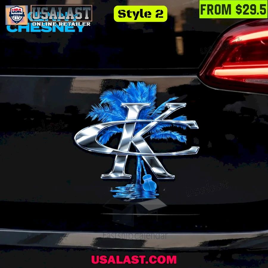 Kenny Chesney No Shoes Nation Car Name Badge