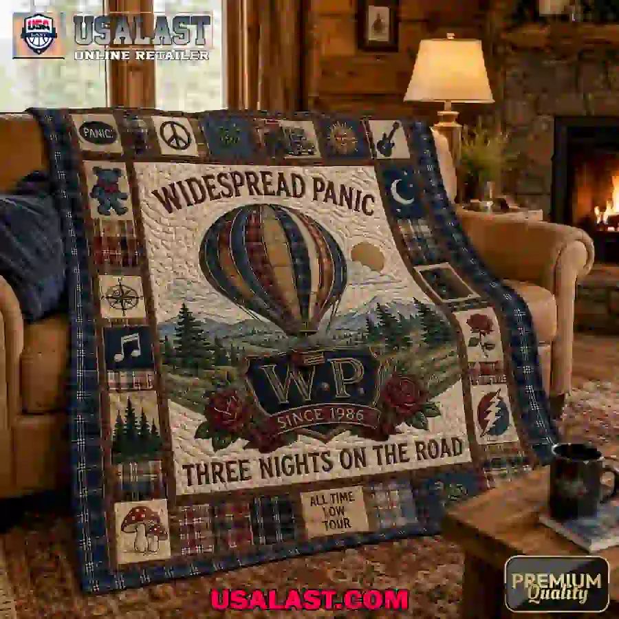 Widespread Panic Three Nights On The Road Quilt Blanket