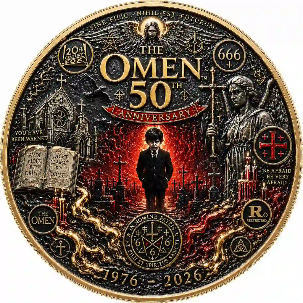The Omen 50th Anniversary Collector Proof Coin