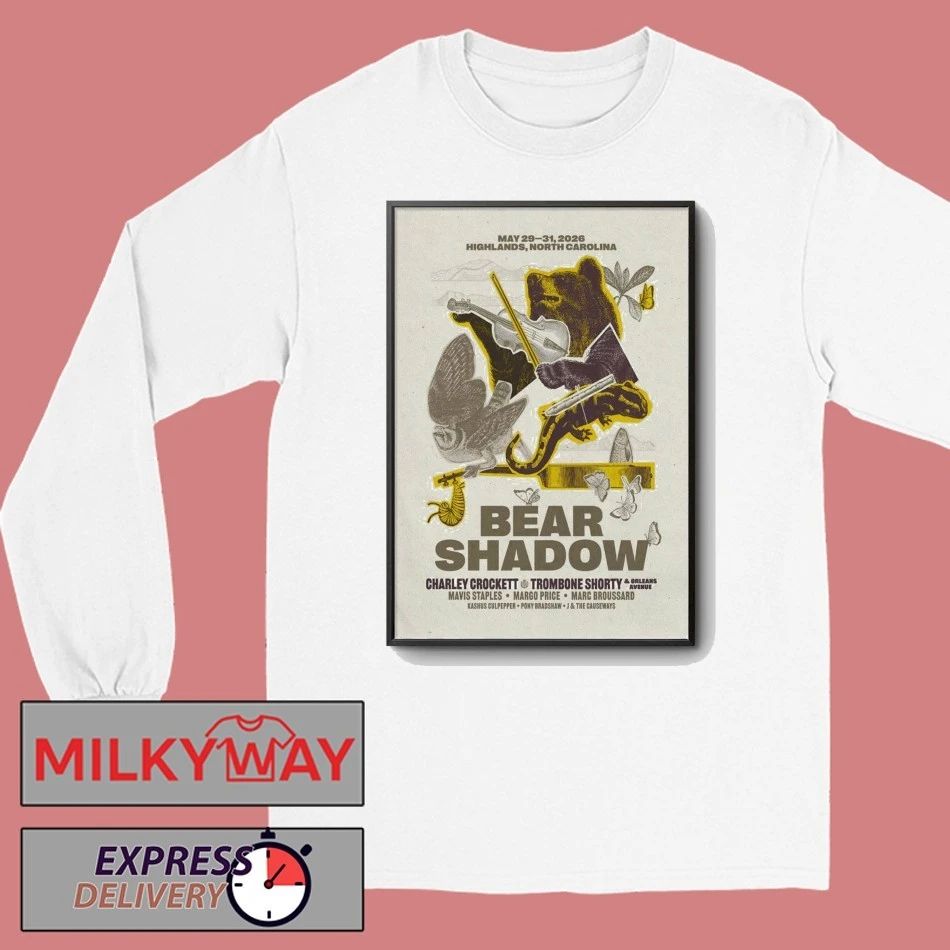 Bear Shadow Festival Shows In Highlands NC On May 29-31 2026 Poster shirt
