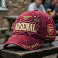 Arsenal FC 1886 Edition Vintage Distressed Baseball Cap