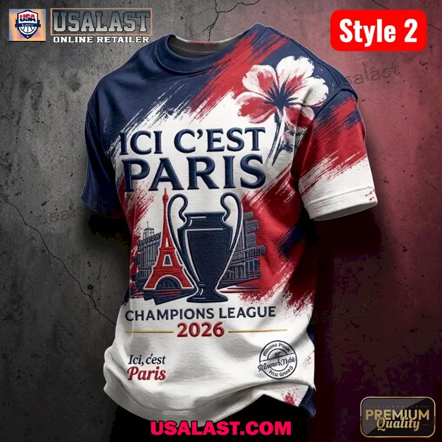 Paris Saint-Germain UEFA Champions League 2026 T-Shirt