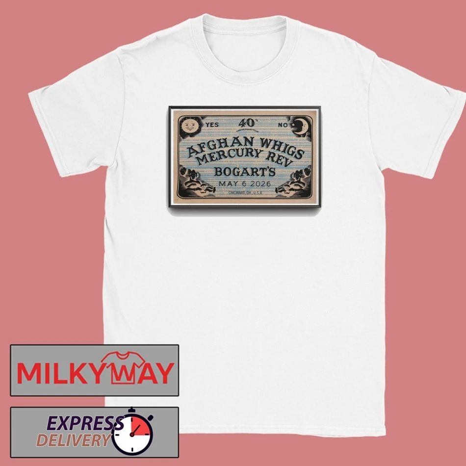 TOUR The Afghan Whigs Poster Cincinnati, OH May 6 2026 shirt
