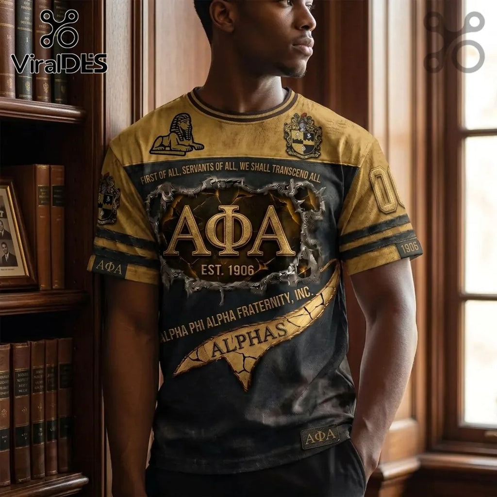 Alpha Phi Alpha 1906 Crest Premium T-Shirt