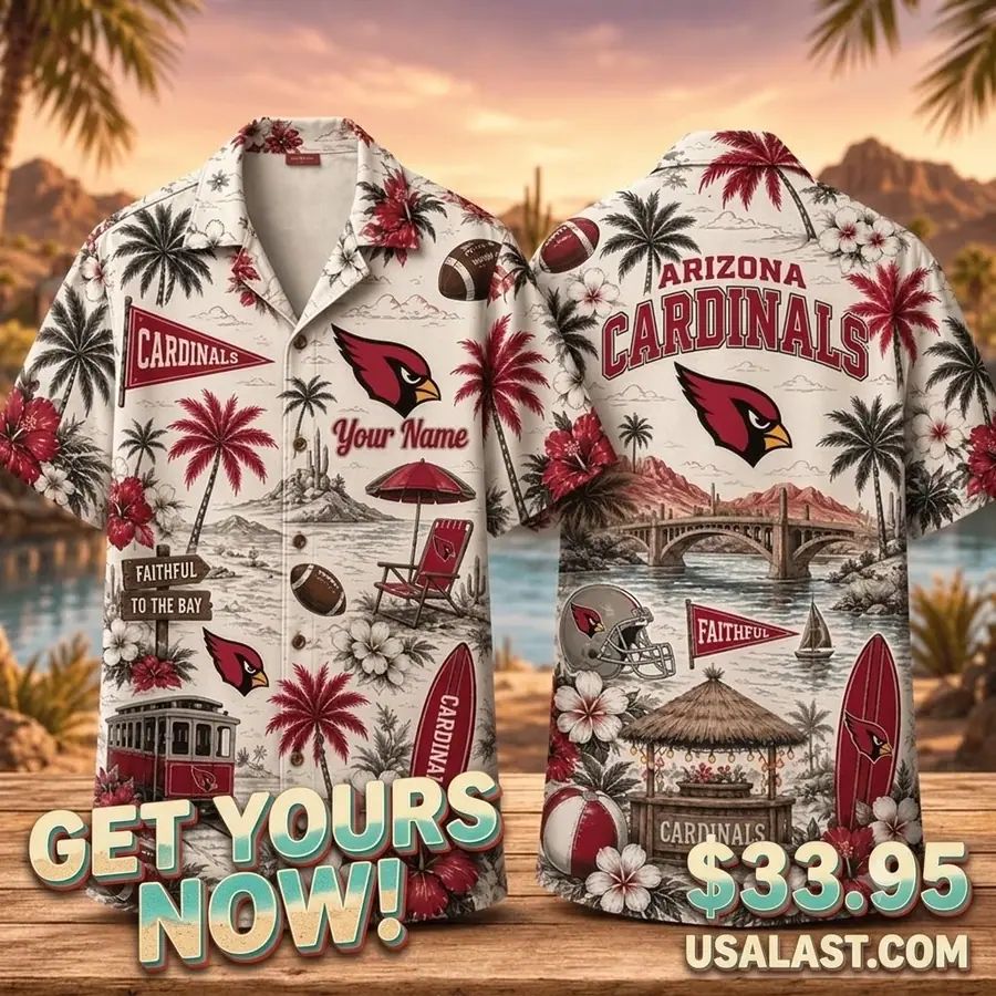 Arizona Cardinals Summer Vibes Custom Hawaiian Shirt