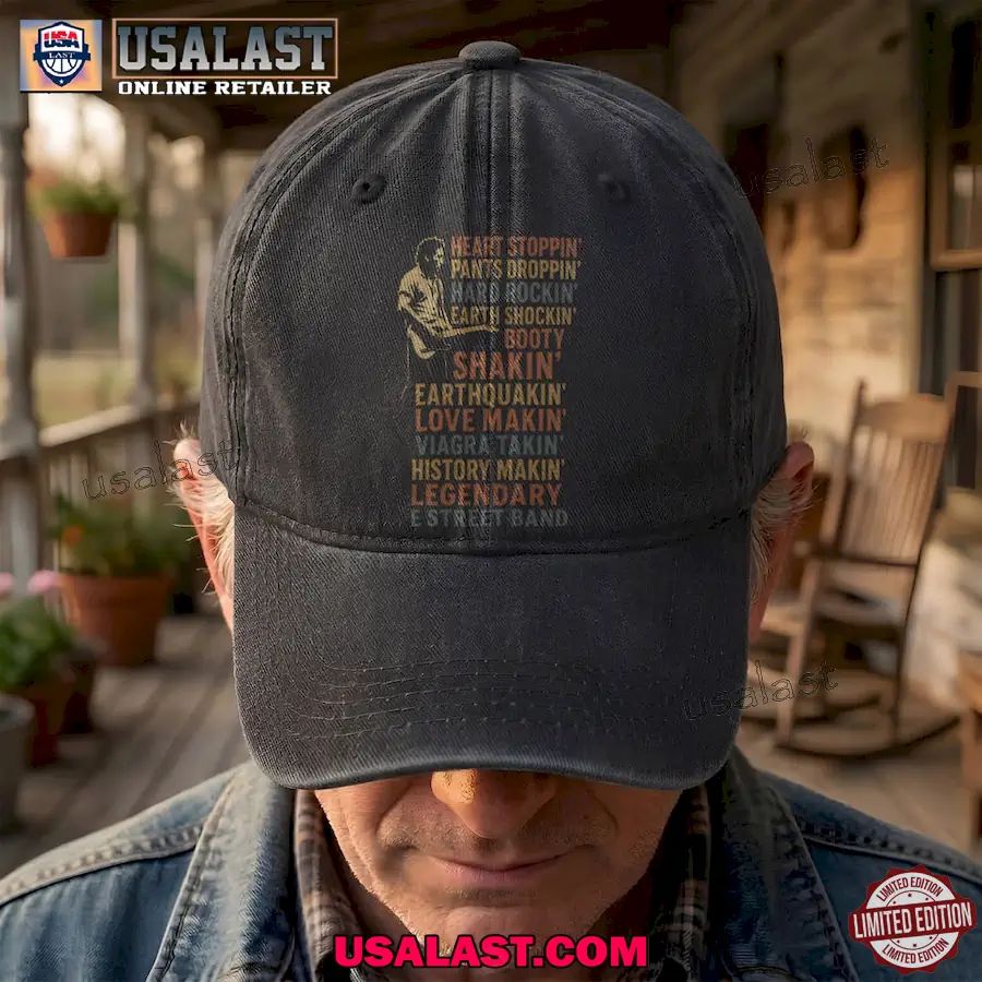 Bruce Springsteen Lyrics Denim Classic Cap