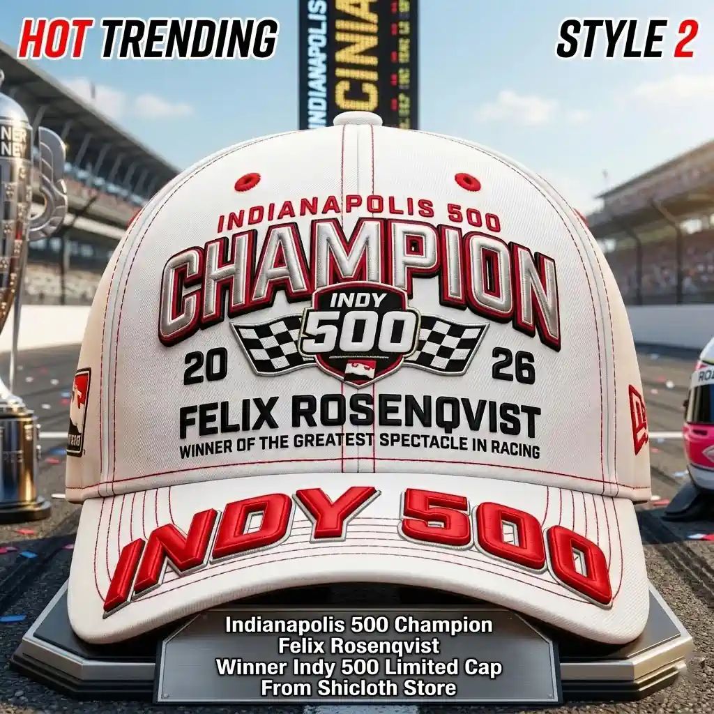 Indianapolis 500 Champion Felix Rosenqvist Winner Indy 500 Limited Cap