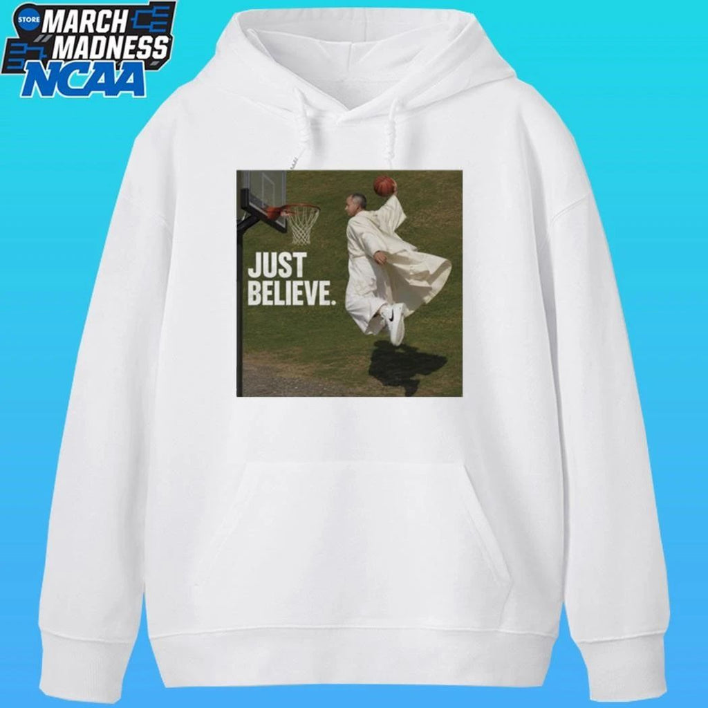 Pope Leo Just Believe Basketball Shirt