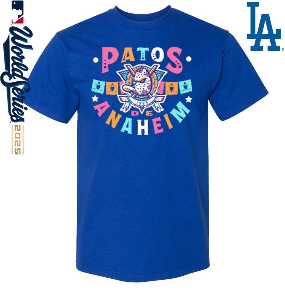 Anaheim Team Papel Picado Patos de Anaheim T-Shirt