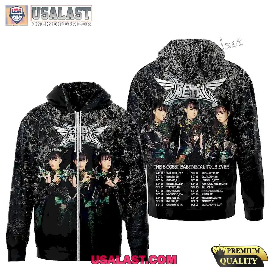 Babymetal The Biggest Tour Ever 2026 Apparel 3D Shirt