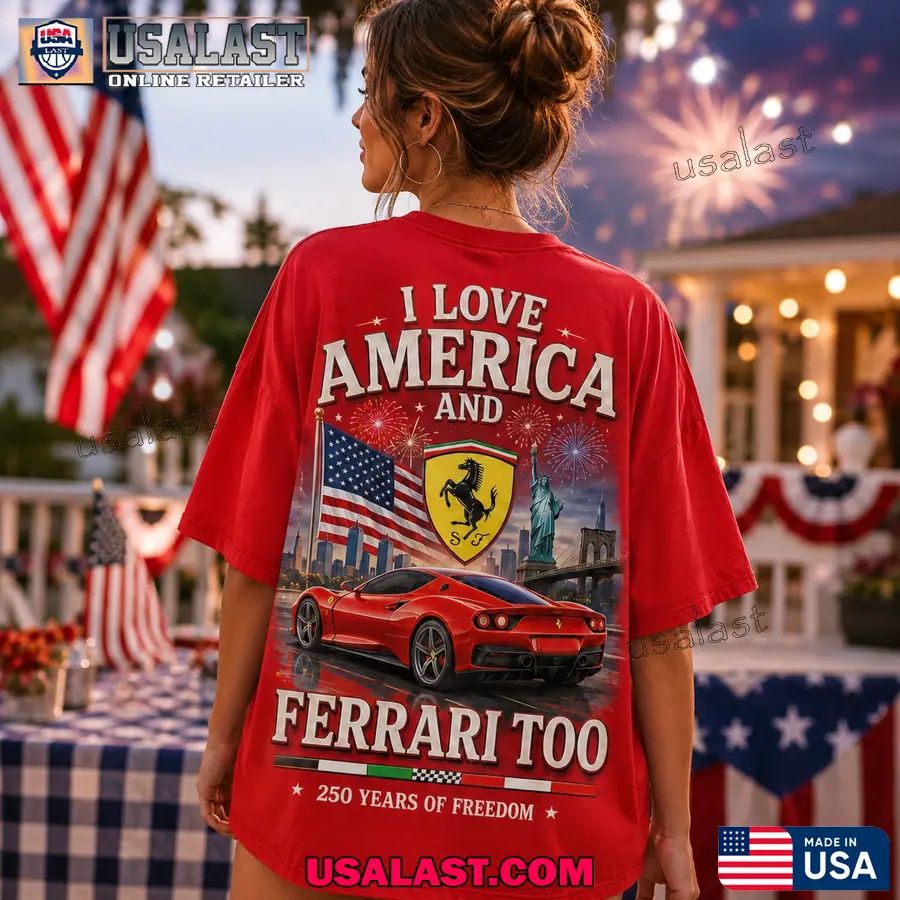 Ferrari America 250th Anniversary Casual T-Shirt