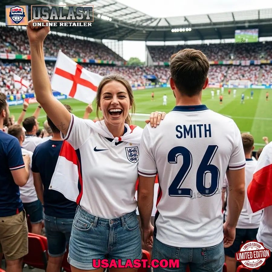 Personalized England Home Kit World Cup 2026 Jersey Shirt