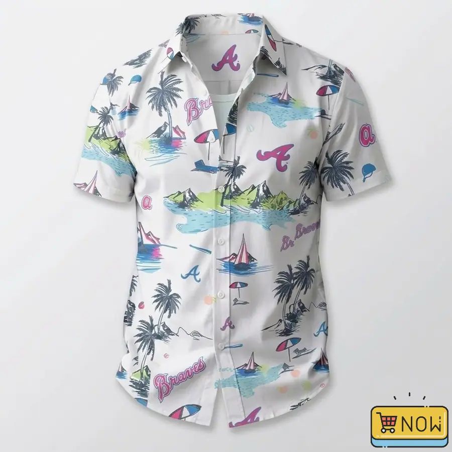 Atlanta Braves Tropical 2026 Hawaiian Shirt