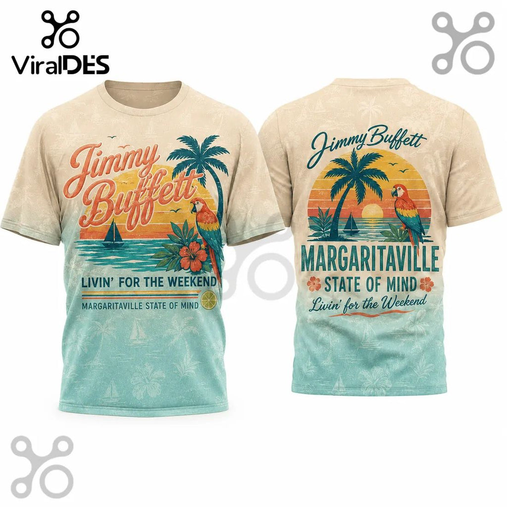 Premium Jimmy Buffett Margaritaville State of Mind Shirt
