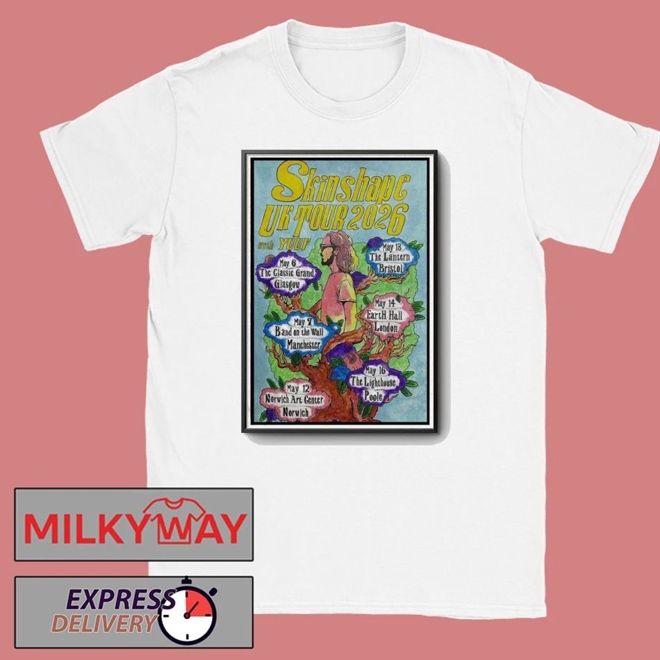 LIMITED Poster May 6-7 2026 Skinshape UK Tour 2026 shirt