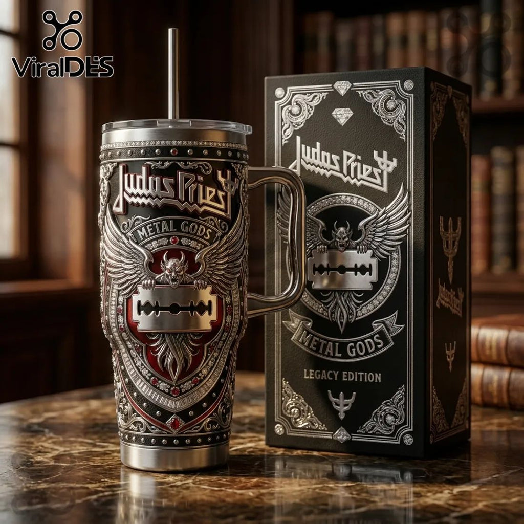Judas Priest Metal Gods Legacy Edition 40oz Stanley Tumbler