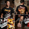 Judas Priest British Steel Firepower Band Music T-Shirt