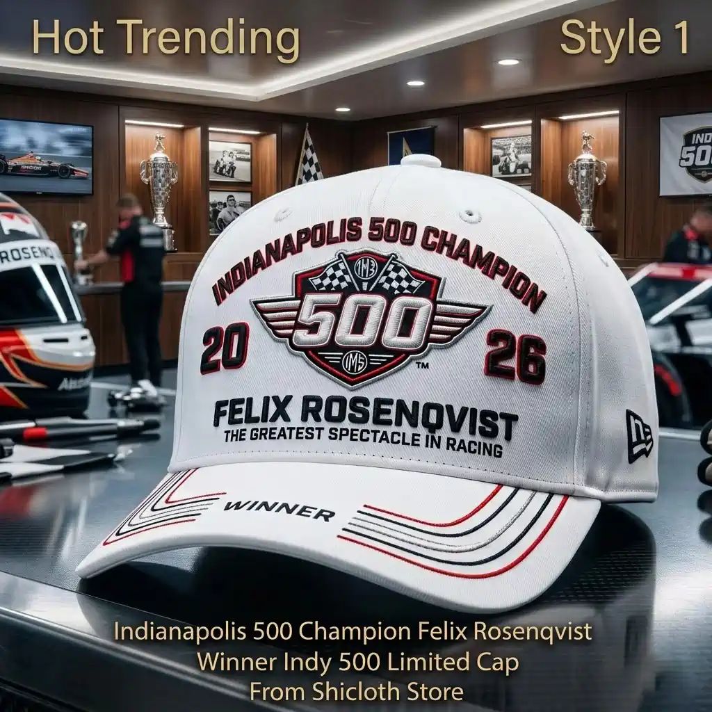Indianapolis 500 Champion Felix Rosenqvist Winner Indy 500 Limited Cap