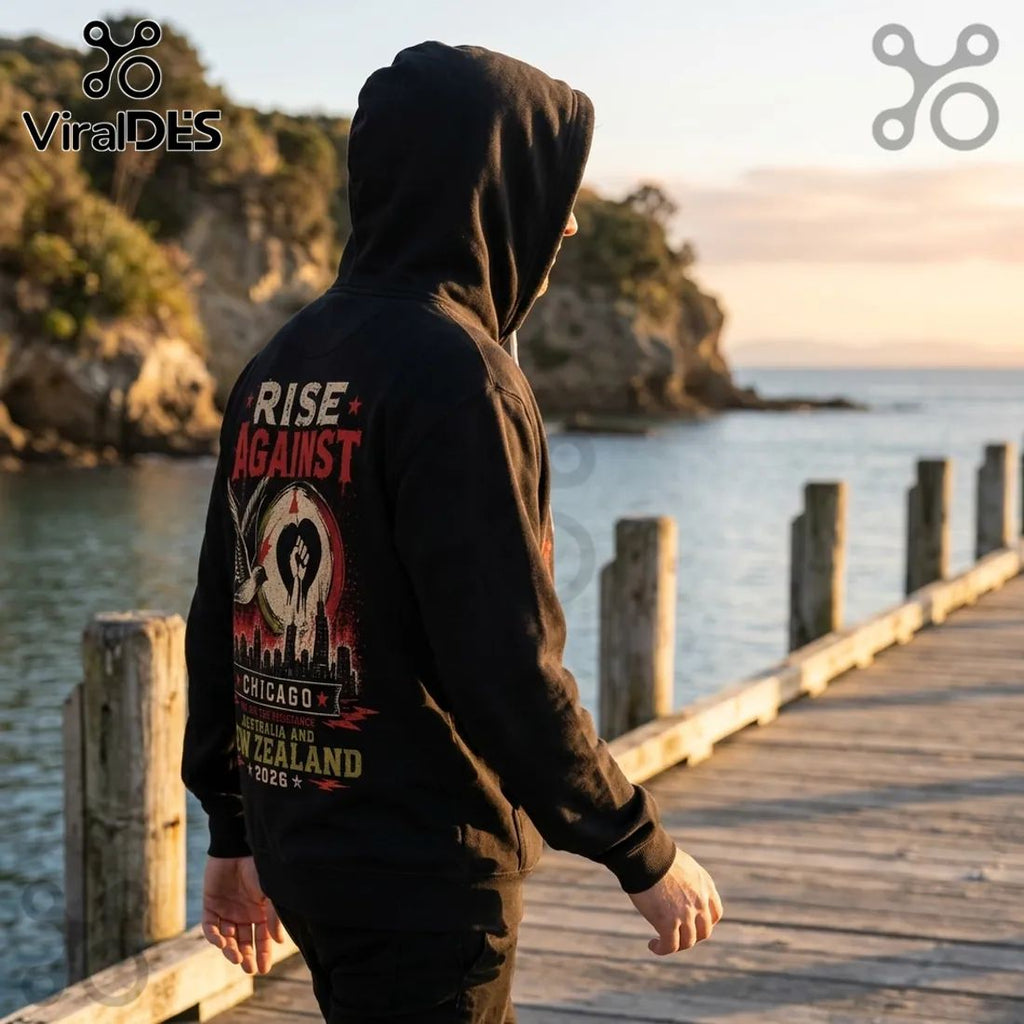 Rise Against x Dropkick Murphys 2026 Tour Black Hoodie