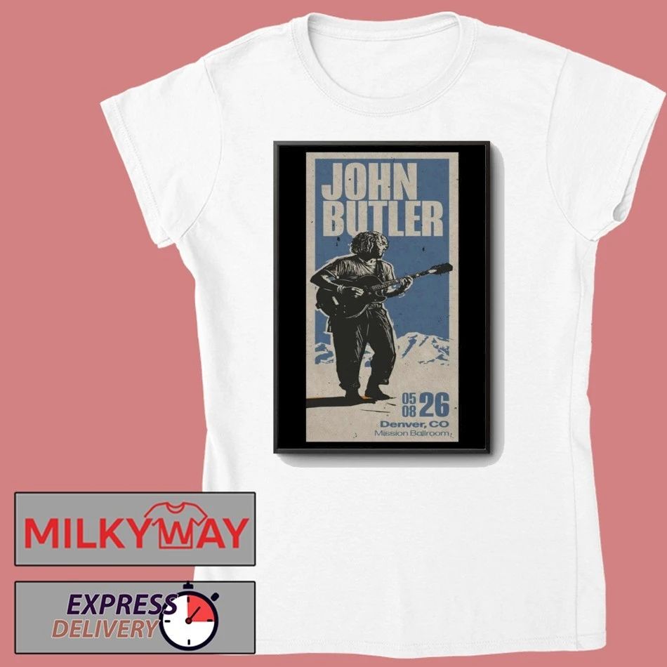 May 8 2026 Poster John Butler Mission Ballroom in Denver, CO shirt