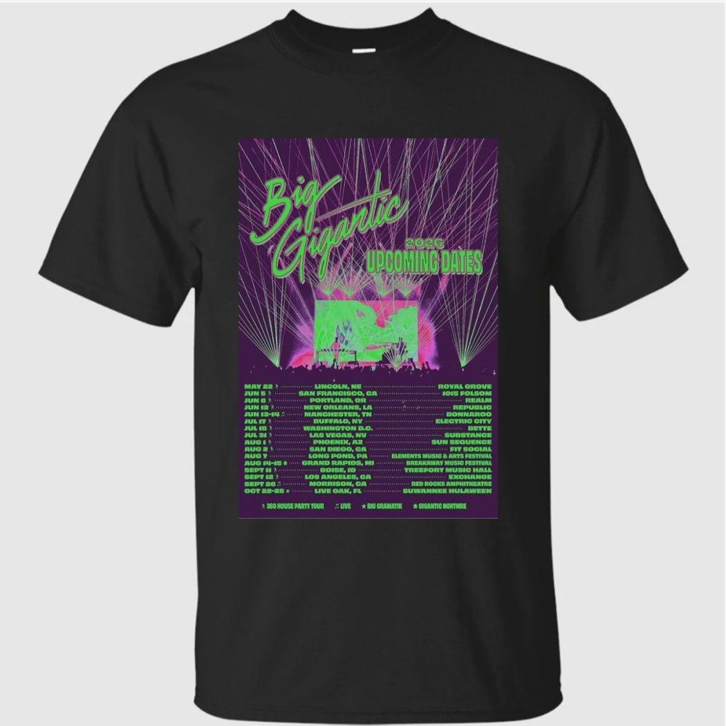 Big Gigantic Event 2026 Poster Shirt