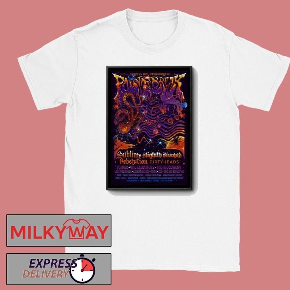 Point Break Music Festival Virginia Beach, VA 6 20-6 21 2026 Poster shirt