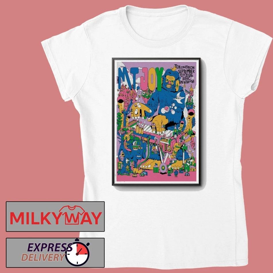 Mt. Joy Event Toronto On Sept 12 2026 Poster shirt