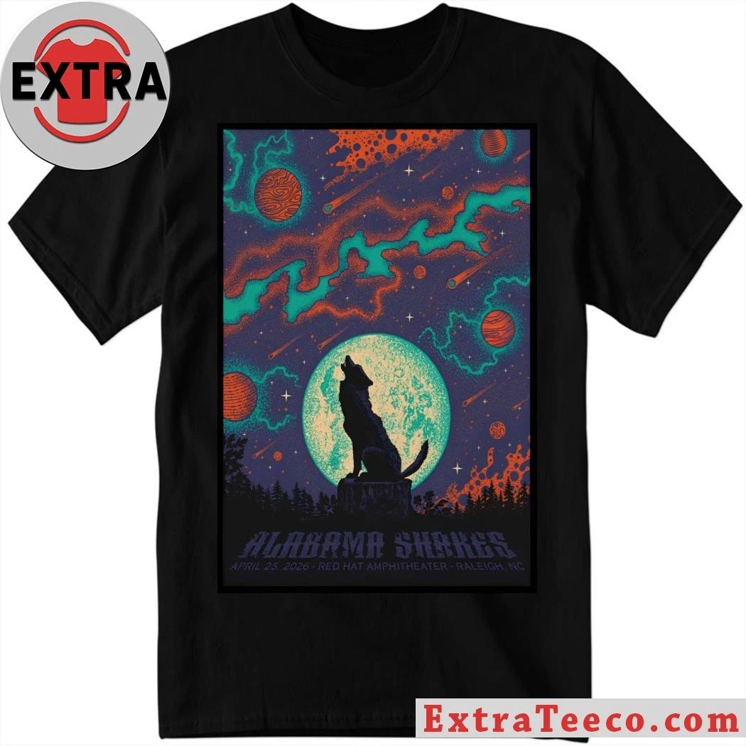 Alabama Shakes At Red Hat Amphitheater On April 25 2026 Poster Shirt