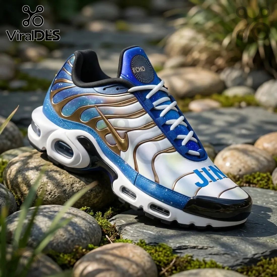 Jin BTS Galaxy Blue Air Max Plus Sneakers
