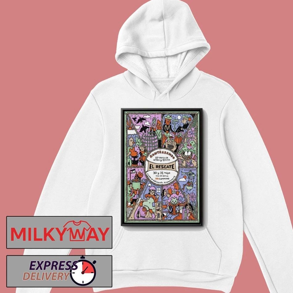 Poster Kontrabando May 30-31 2026 El Rescate Tour shirt