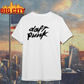 Daft Punk White Tee Standard Logo Shirt
