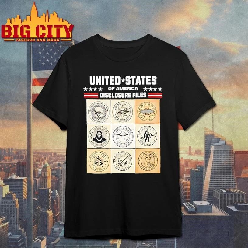 Ufo Alien Bigfoot United States Of America Disclosure Files Shirt
