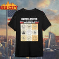 Ufo Alien Bigfoot United States Of America Disclosure Files Shirt