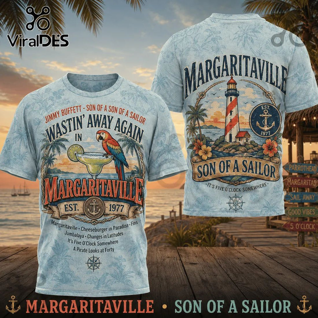 Premium Jimmy Buffett Margaritaville Son of a Sailor Shirt