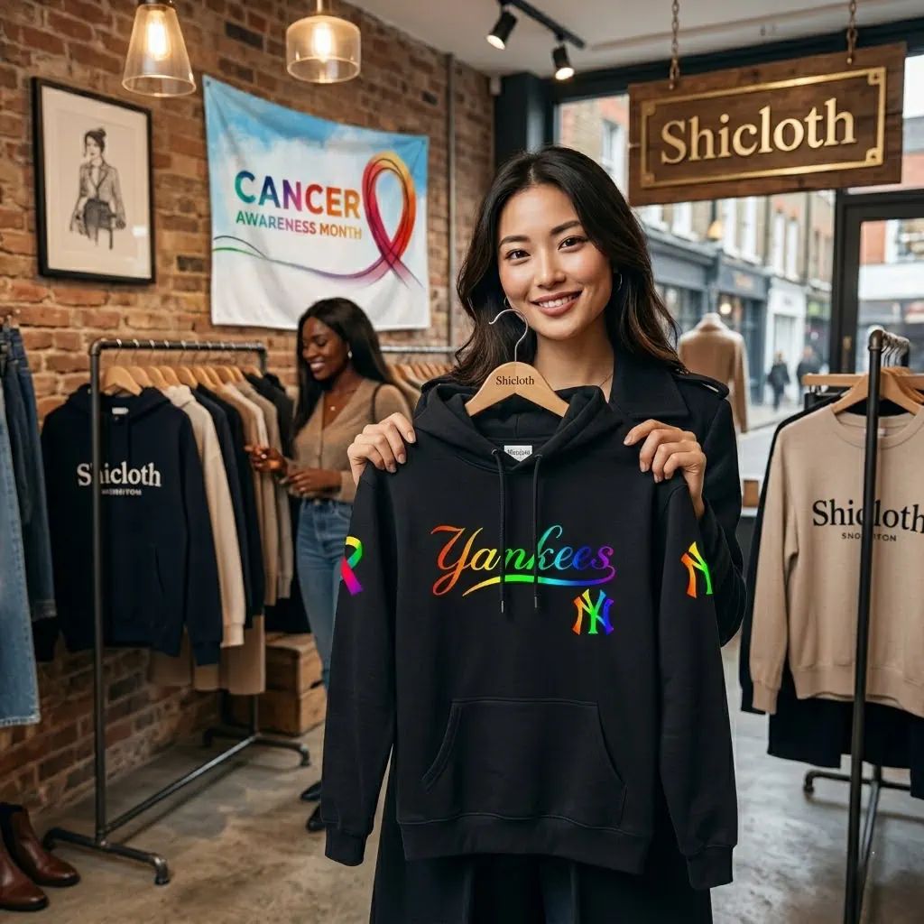 All MLB Teams x Cancer Awareness Month Personalized Special Edition Hoodie