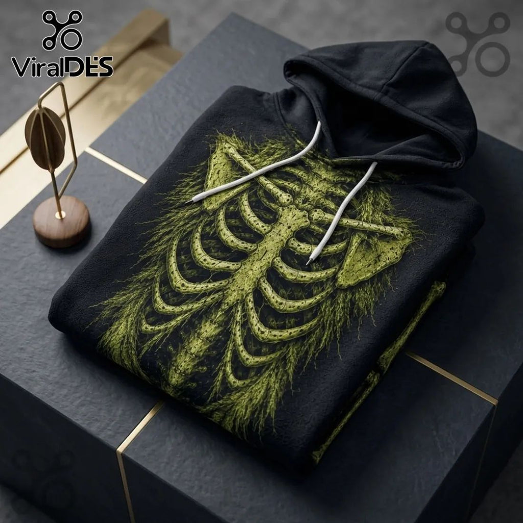 The Grinch Skeleton Black Pullover Hoodie
