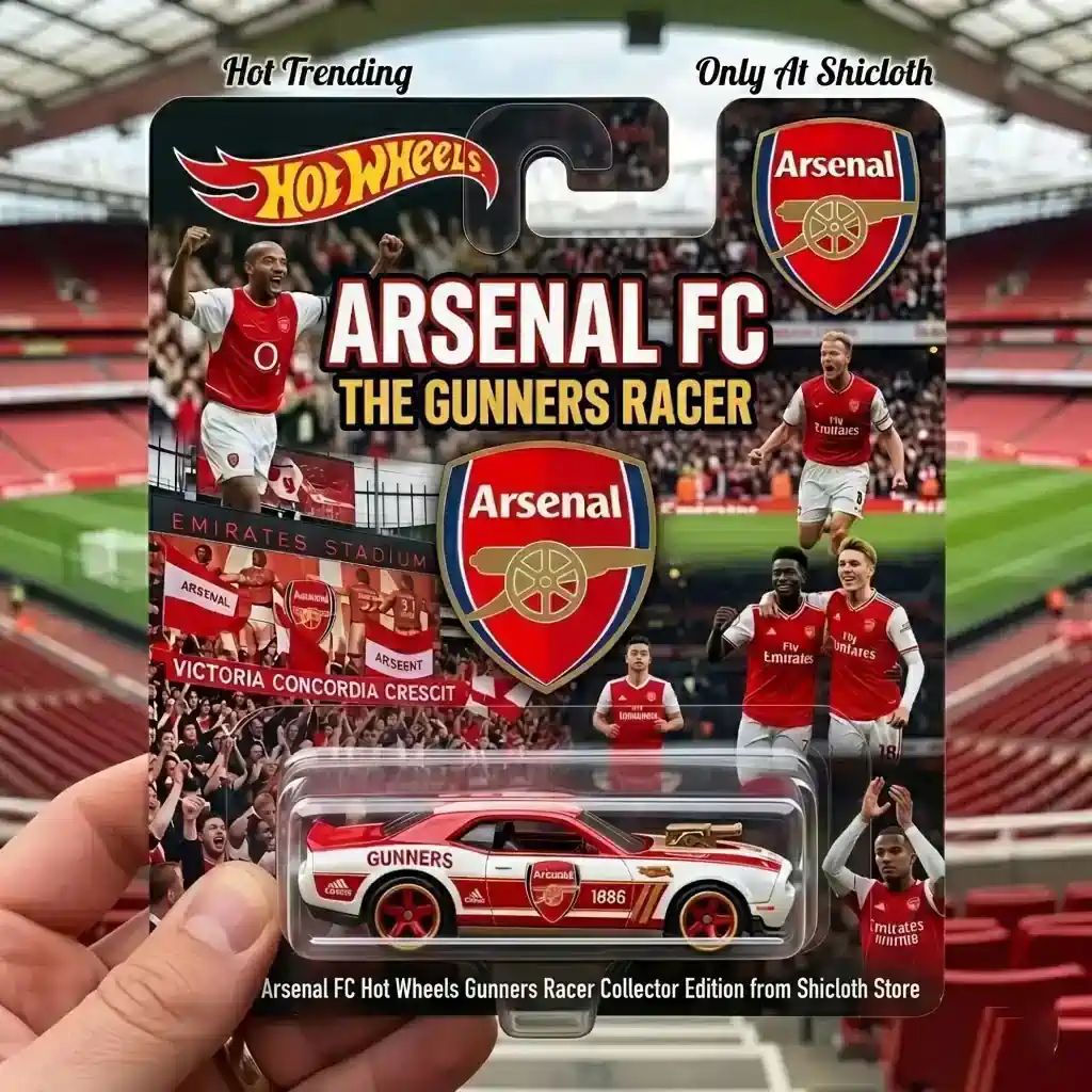 Arsenal FC Hot Wheels Gunners Racer Collector Edition