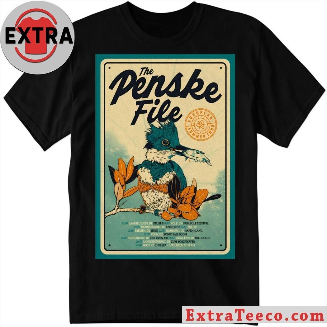 The Penske File European Summer Tour 2026 Poster Shirt