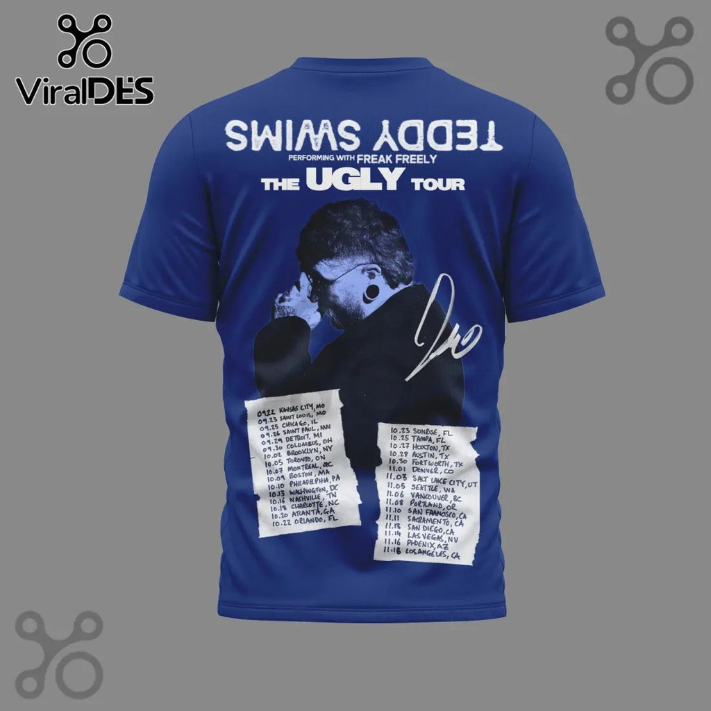 Teddy Swims The Ugly Tour Concert Fan T-Shirt