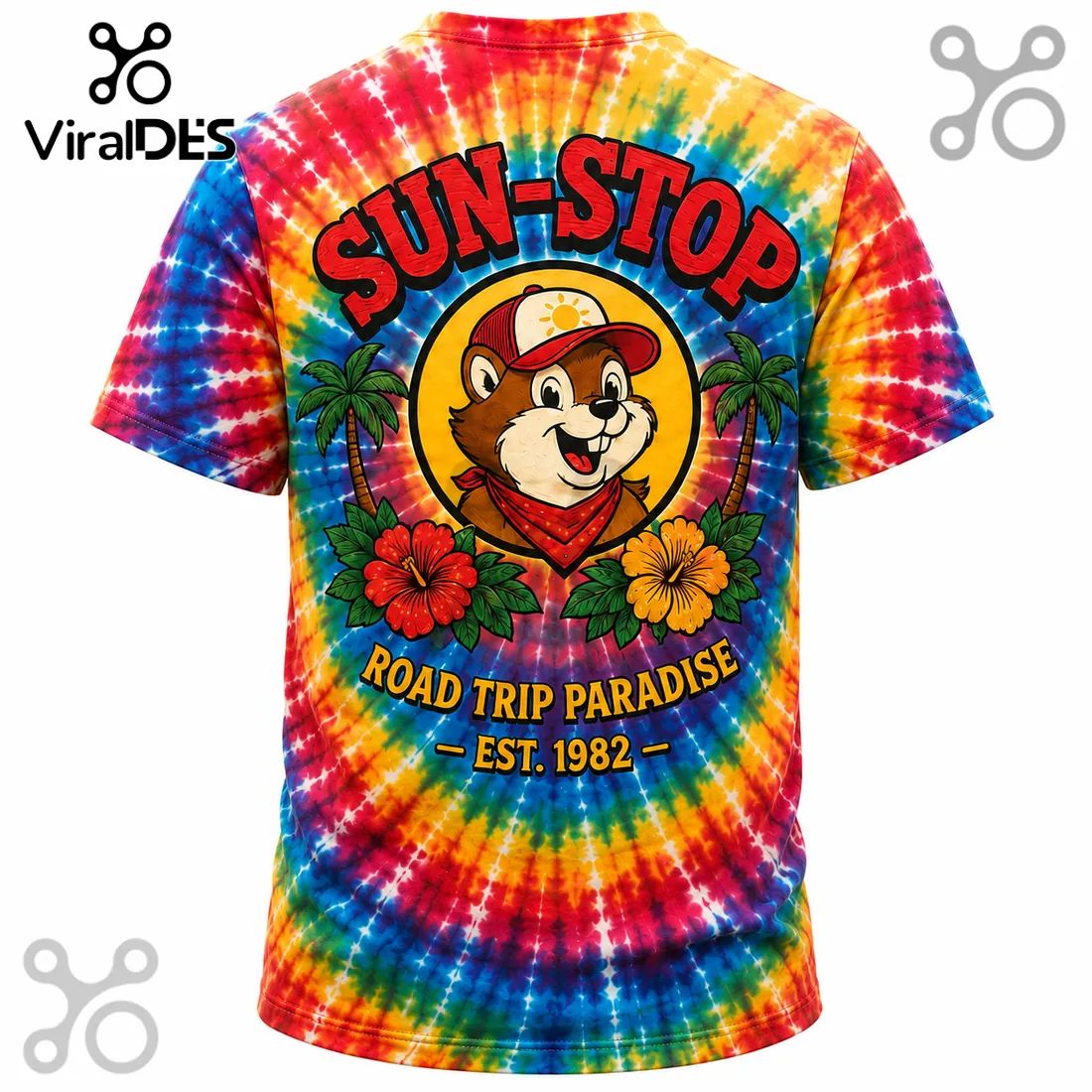 Buc-ee’s Sun-Stop Est 1982 Retro Road Trip Paradise Shirt