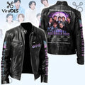 BTS World Tour Black Leather Jacket 2026