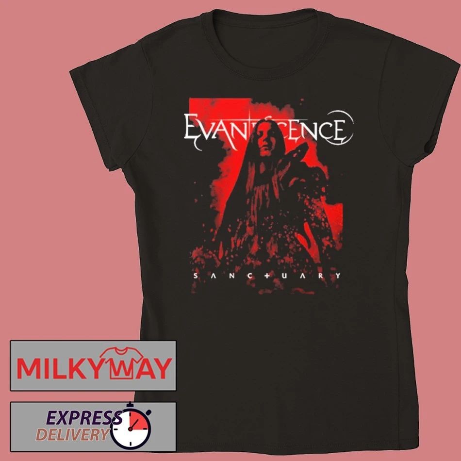 Evanescence Sanctuary Limited Edition Deep Sea Blue shirt
