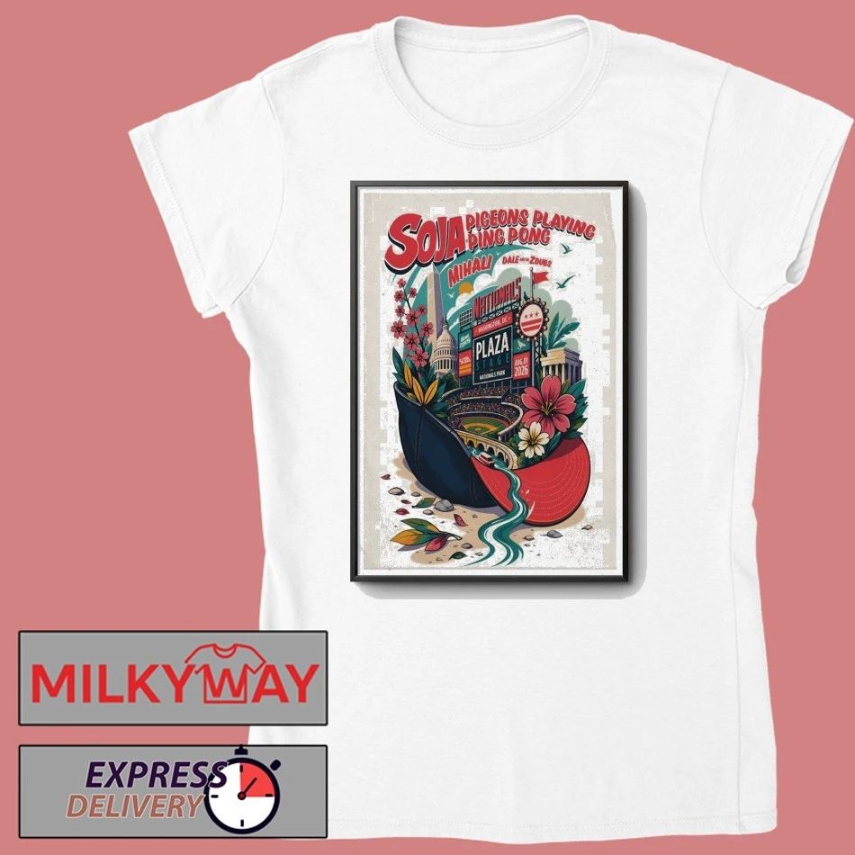 SOJA In Washington DC On Aug 1 2026 Poster shirt