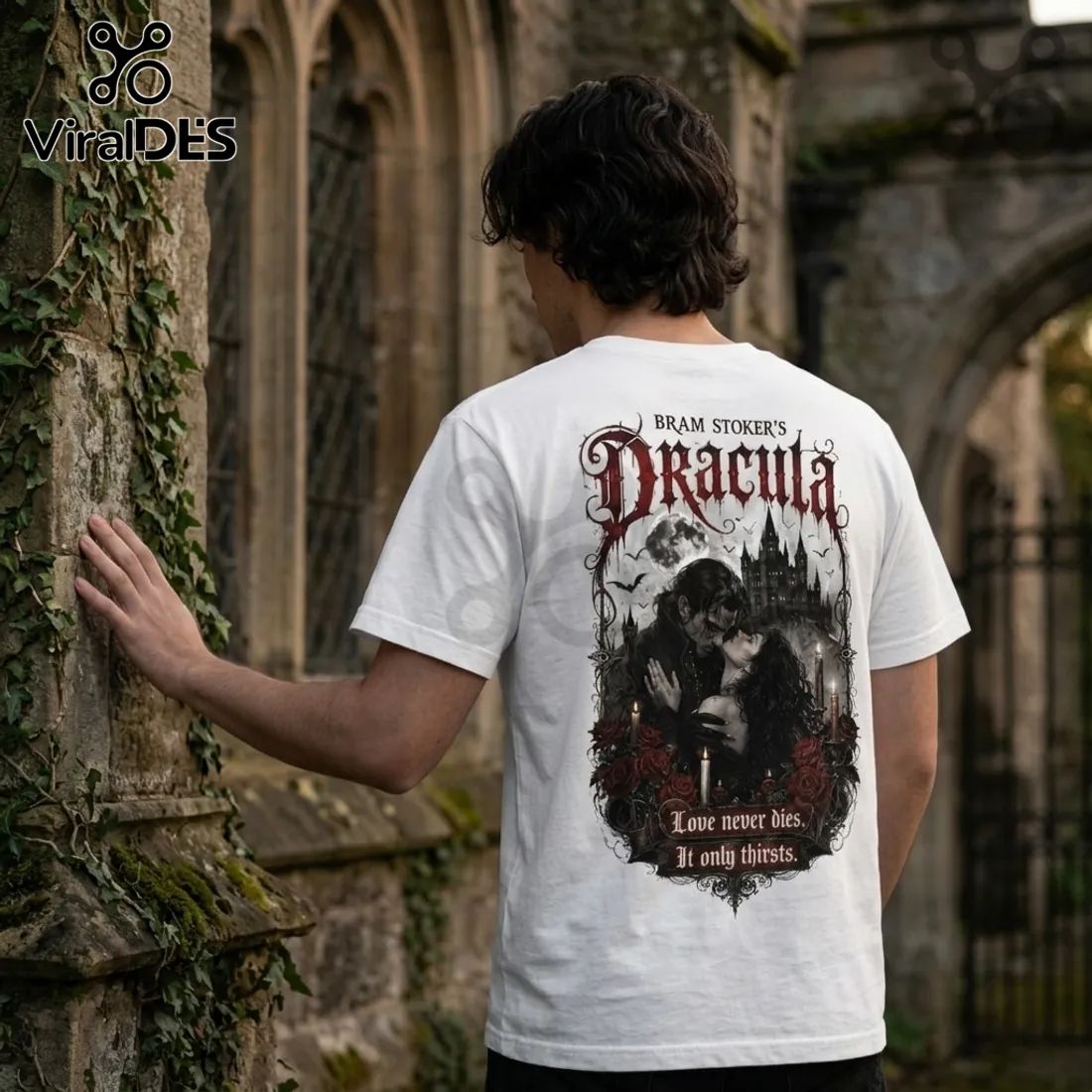 Bram Stoker’s Dracula Gothic Romance White T-Shirt